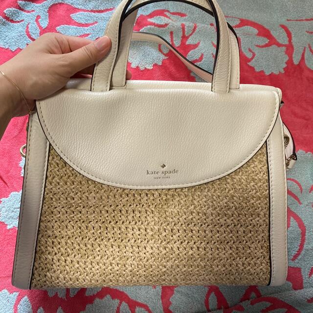 美品　Kate Spade カゴ　ショルダーバック