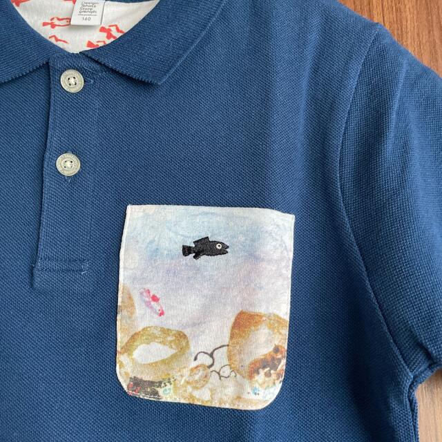 Design Tshirts Store graniph(グラニフ)のポロシャツ キッズ/ベビー/マタニティのキッズ服女の子用(90cm~)(Tシャツ/カットソー)の商品写真