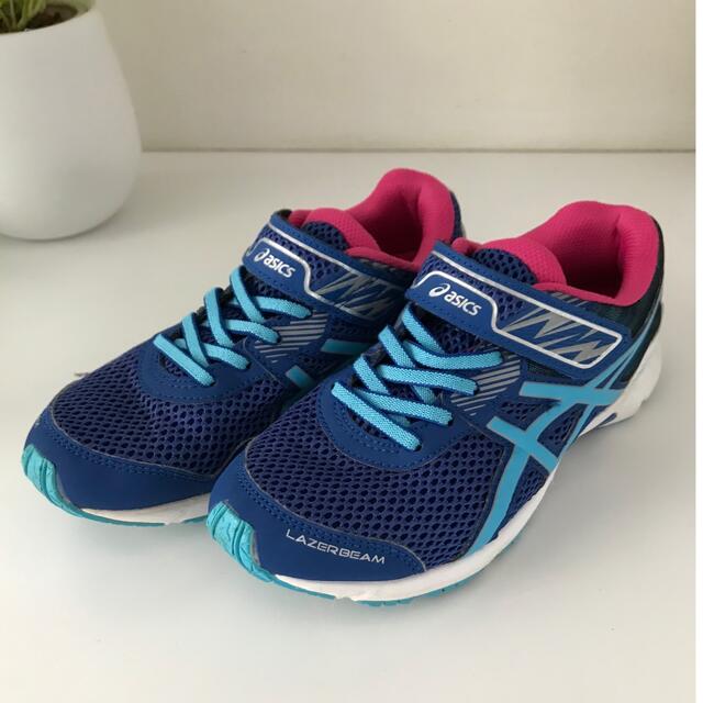 asics(アシックス)の☆美品　アシックス　レーザービーム　21.5cm キッズ/ベビー/マタニティのキッズ靴/シューズ(15cm~)(スニーカー)の商品写真