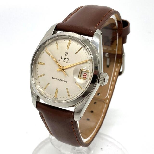 Tudor(チュードル)のチュードル TUDOR ショックレジスティング 7962 オイスター デイト 手巻 CAL.2403 腕時計 SS シルバー メンズの時計(腕時計(アナログ))の商品写真