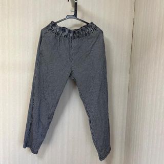 ジーユー(GU)のママちゃん様専用　シェフパンツ　ヒッコリー(ワークパンツ/カーゴパンツ)