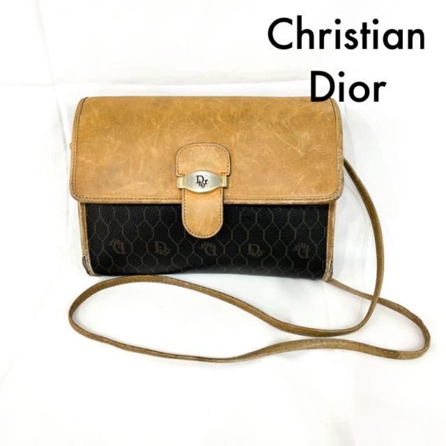 Christian Dior ハニカム柄　ショルダーバッグ　ポシェット　Dior