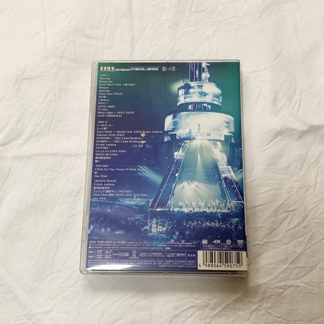 EXILE(エグザイル)のEXILE LIVE TOUR 2011 TOWER OF WIS DVD エンタメ/ホビーのDVD/ブルーレイ(ミュージック)の商品写真