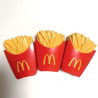 マクドナルド(マクドナルド)のマックポテト　ハンディファン　3個セット(扇風機)