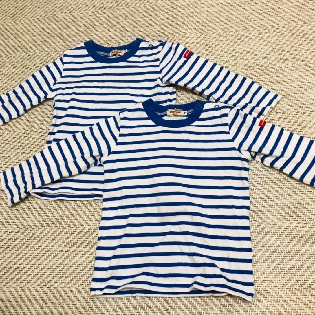 mikihouse(ミキハウス)のミキハウス  ロングTシャツ  ２枚セット キッズ/ベビー/マタニティのベビー服(~85cm)(Ｔシャツ)の商品写真