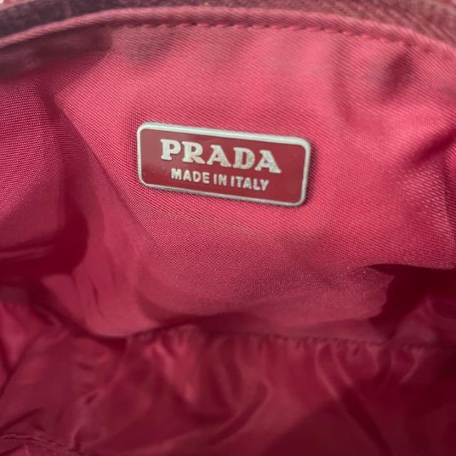 PRADA 三角ロゴ　アクセサリーポーチ　ハンドバッグ　プラダ