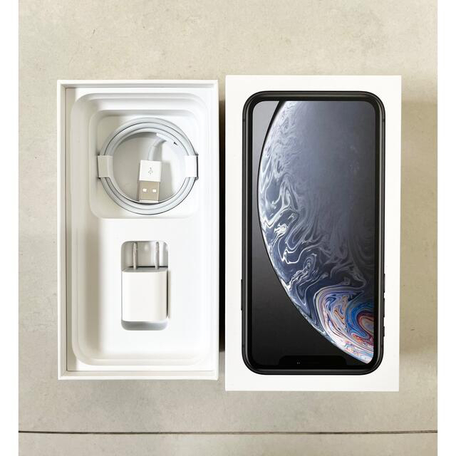 iPhone(アイフォーン)ののんのん様専用【超美品】iPhone XR 128GB  Black スマホ/家電/カメラのスマートフォン/携帯電話(スマートフォン本体)の商品写真