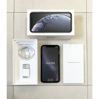 アイフォーン(iPhone)ののんのん様専用【超美品】iPhone XR 128GB  Black(スマートフォン本体)