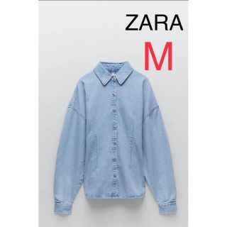 ZARA ダーツ デニムシャツ デニムジャケット birthdaybash(Gジャン/デニムジャケット)