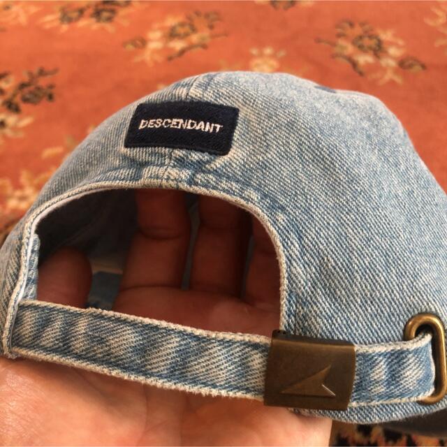 DESCENDANT(ディセンダント)のdescendant 刺繍 ディセンダント デニム キャップ cap メンズの帽子(キャップ)の商品写真