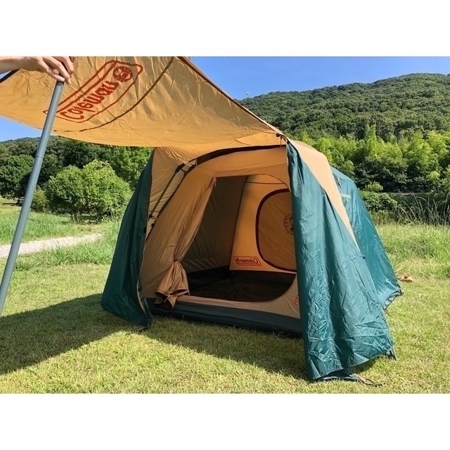 【18％OFF】 Coleman - B.C.Camopyドームテント　（４人用） テント+タープ