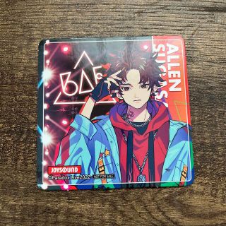 Paradox live 朱雀野 アレン JOYSOUNDコラボコースター(キャラクターグッズ)
