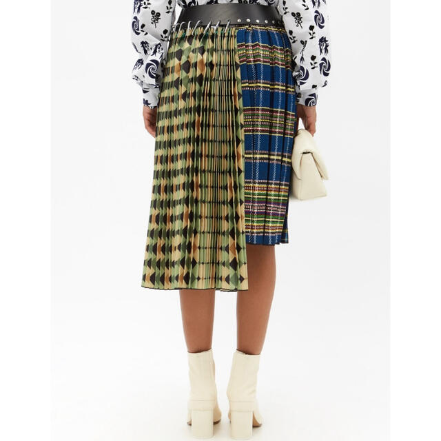 Chopova lowena MIDI SKIRT TARTAN スカート 半額セール レディース