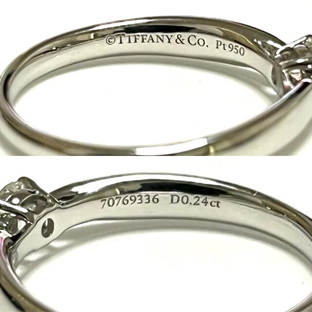 Tiffany & Co.(ティファニー)のティファニー ダイヤモンド ソリティアリング  ハーモニー 鑑定書付 レディースのアクセサリー(リング(指輪))の商品写真