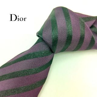 ディオールオム(DIOR HOMME)の【送料無料】【良品】ディオールオム/レジメネクタイ(ネクタイ)