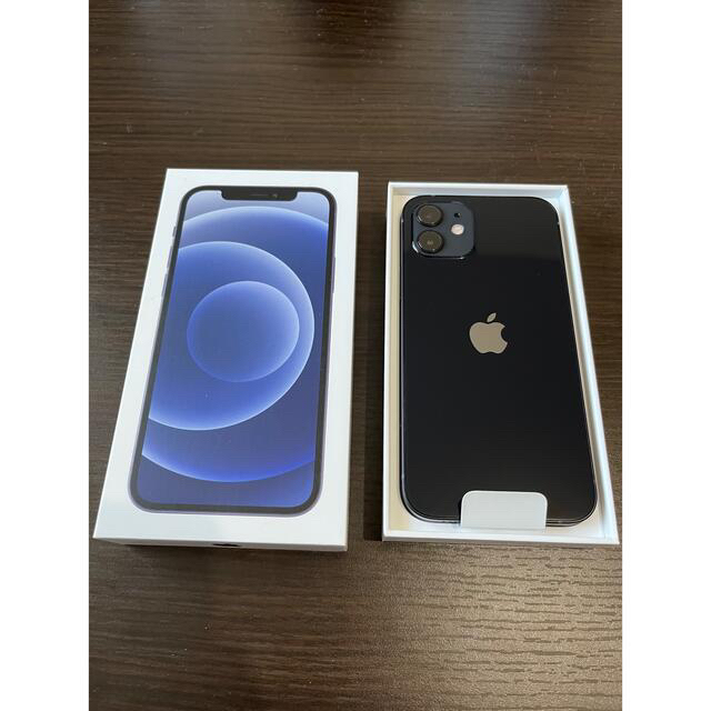 iPhone 12 ブラック 64 GB SIMフリー　MGHN3J/A