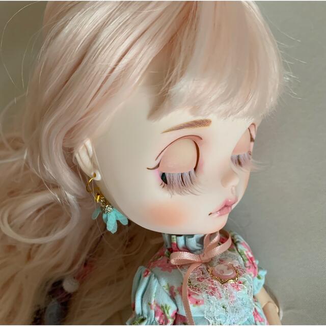 カスタムアイシードールNo.51(ブライスサイズ) ハンドメイドのぬいぐるみ/人形(人形)の商品写真