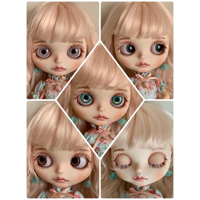 カスタムアイシードールNo.51(ブライスサイズ) ハンドメイドのぬいぐるみ/人形(人形)の商品写真