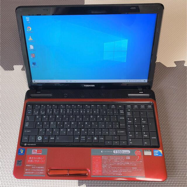 東芝(トウシバ)の東芝dynabook T350/56ARK Core i5/ HDD500GB スマホ/家電/カメラのPC/タブレット(ノートPC)の商品写真