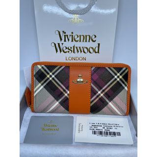 ヴィヴィアンウエストウッド(Vivienne Westwood)の【新品未使用】ヴィヴィアンウエストウッド 長財布 オレンジ(財布)