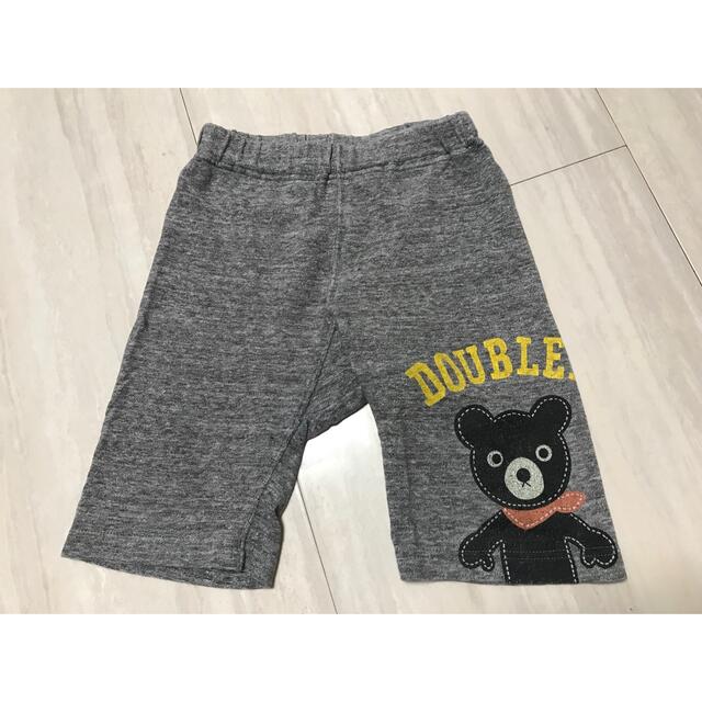 DOUBLE.B(ダブルビー)のミキハウス　ダブルB  タンクトップ110cm  ハーフパンツ　90 上下セット キッズ/ベビー/マタニティのキッズ服男の子用(90cm~)(パンツ/スパッツ)の商品写真