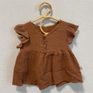 プティマイン(petit main)の韓国子供服 夏服セットアップ / サイズ73 ブルマとセット販売(ロンパース)