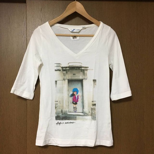 adidas(アディダス)のadidas アディダス fafi ファフィ コラボ Tシャツ カットソー M  レディースのトップス(Tシャツ(長袖/七分))の商品写真