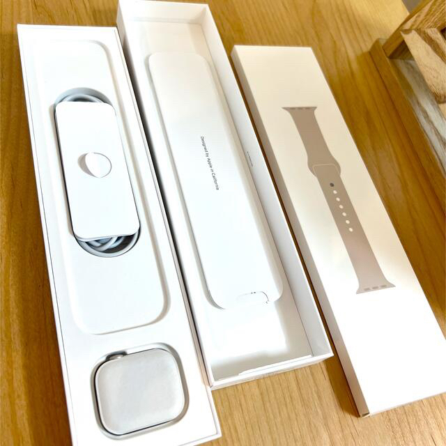 Apple Watch(アップルウォッチ)のApple watch series7スターライト 41mm ※おまけあり レディースのファッション小物(腕時計)の商品写真