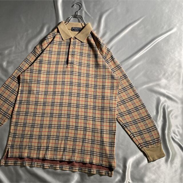 メーカー包装済】 良品✨バーバリー セーター ノバチェック ハニー