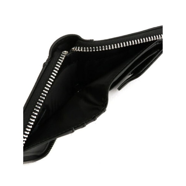 GUESS(ゲス)のGUESS（ゲス）★ブランドロゴデザイン　コンパクト二つ折り財布　ブラック メンズのファッション小物(折り財布)の商品写真