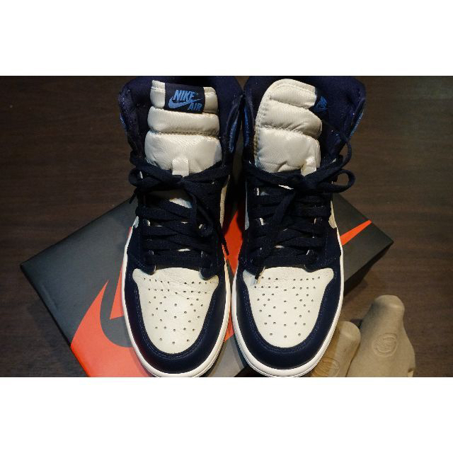 NIKE(ナイキ)のAIR　JORDAN 1 RETRO HIGH OG Obsidian メンズの靴/シューズ(スニーカー)の商品写真