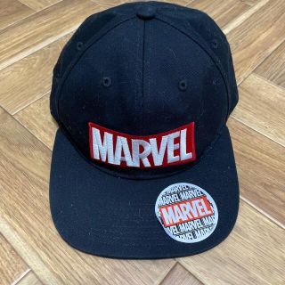 マーベル(MARVEL)の【みきひび様専用】マーベル　キャップ　黒(キャップ)