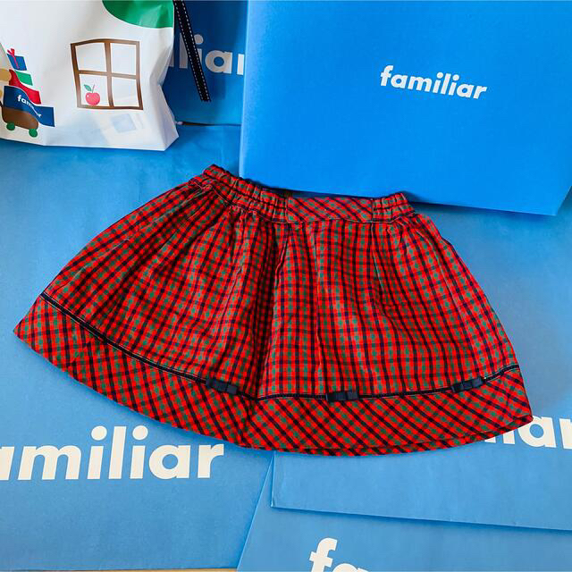 familiar - ファミリア チェック スカート 80の通販 by Miss♡'s shop｜ファミリアならラクマ
