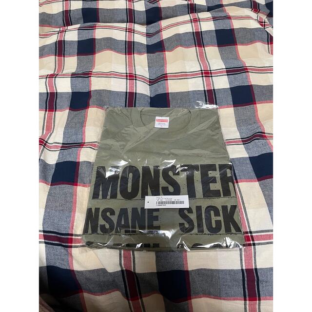 トップス新品 サイズＸＬsupreme monster tee light olive