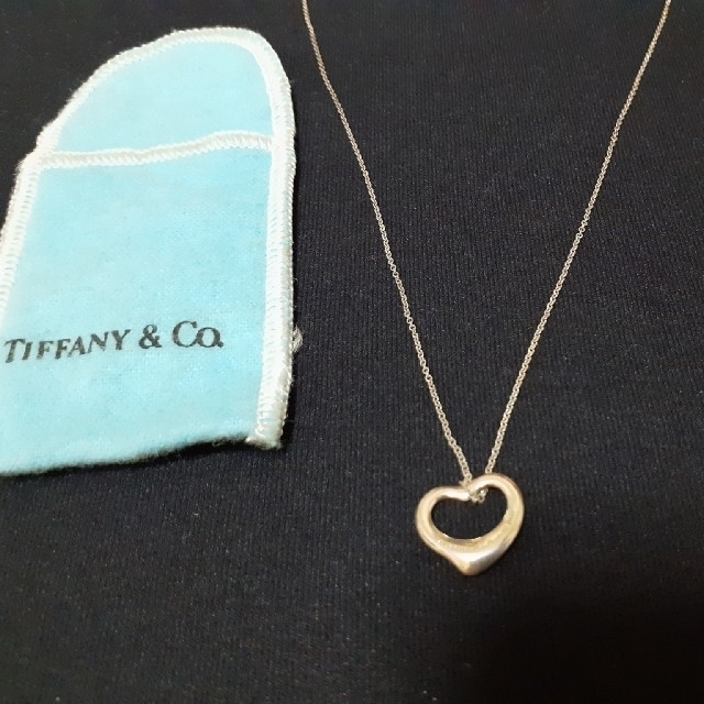 Tiffany & Co.(ティファニー)のティファニー　オープンハート(1.2センチ×1.4センチ) レディースのアクセサリー(ネックレス)の商品写真