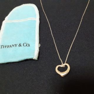 ティファニー(Tiffany & Co.)のティファニー　オープンハート(1.2センチ×1.4センチ)(ネックレス)