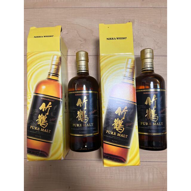 Nikka 竹鶴 ピュアモルト ウイスキー 43度 700ml 2本セット 入荷 www