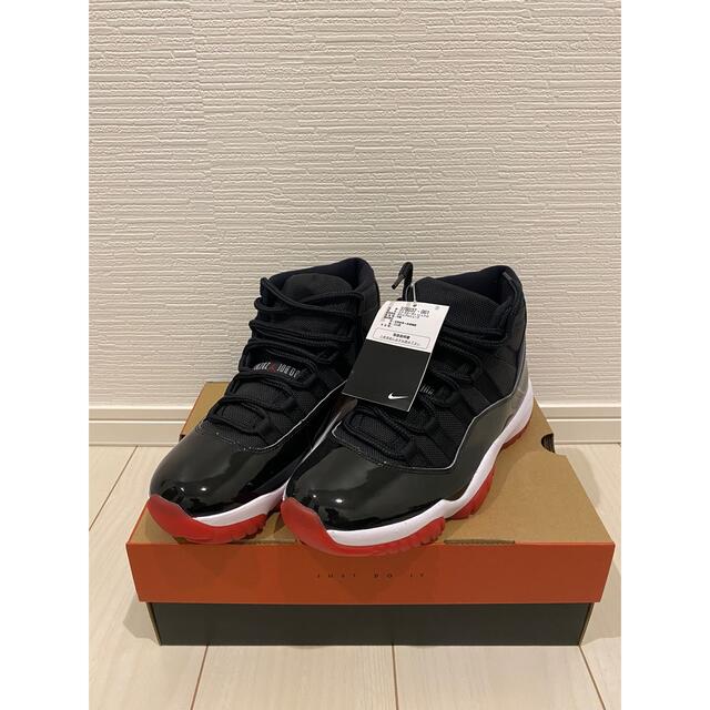 NIKE AIR JORDAN 11 RETRO "BRED"靴/シューズ