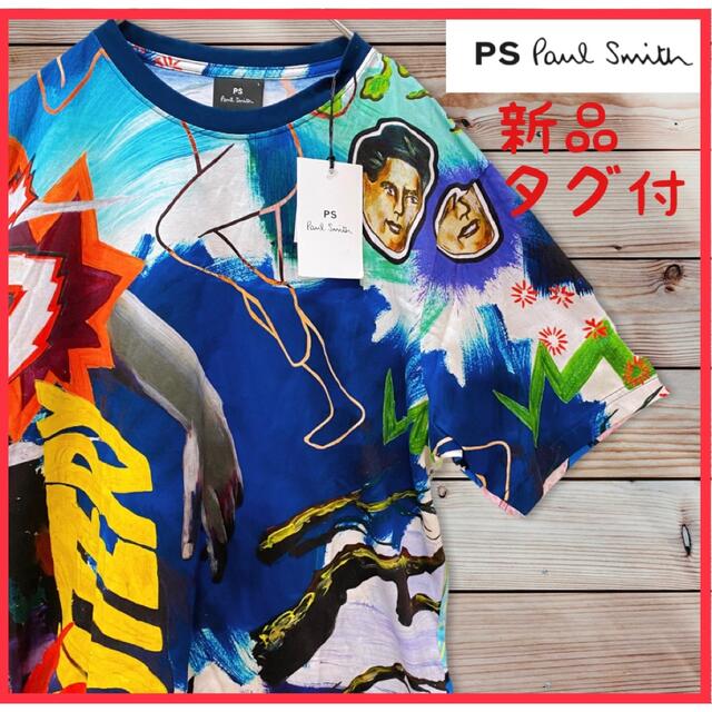 最安挑戦!パンツ新品タグ付】PS Paul Smith ポールスミス シャツ 総柄 z4fMy8Ivf2