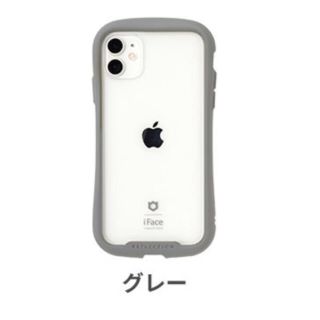 iFace iPhone X/XSサイズ　グレー(iPhoneケース)