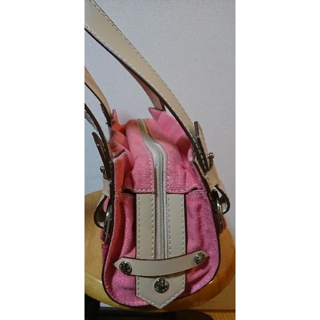 美品 LANCEL レザーハンドバッグ ピンク