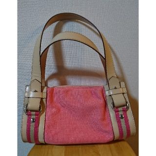 ランセル(LANCEL)の美品 LANCEL ランセル キャンバス ハンドバッグ(ハンドバッグ)