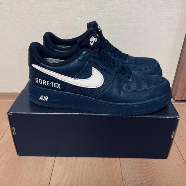 メンズNIKE AIR FORCE Gore Tex ゴアテックス ネイビー 紺