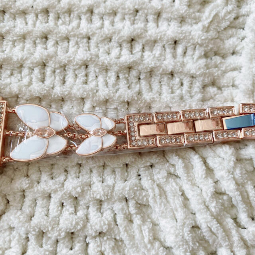 Apple Watch キラキラビジューベルト 蝶 アップルウォッチバンド