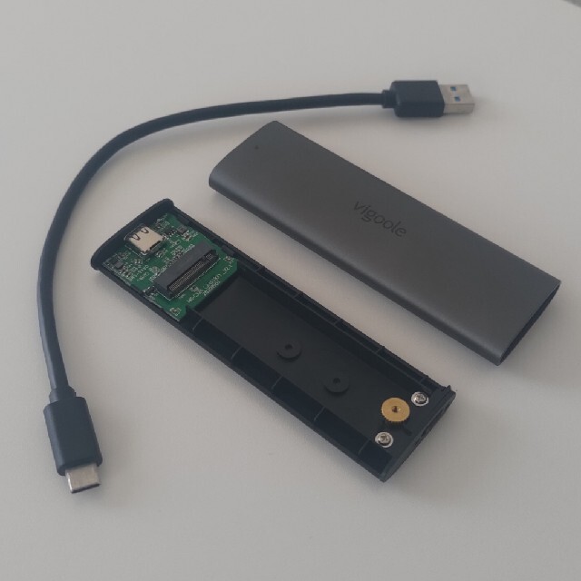 vigoole M.2 SSD USB-C 変換アダプター  スマホ/家電/カメラのPC/タブレット(PC周辺機器)の商品写真