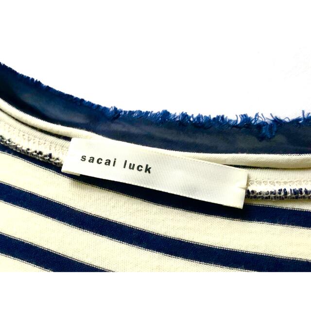 sacai luck(サカイラック)のサカイラック/ボーダーロングワンピース レディースのワンピース(ロングワンピース/マキシワンピース)の商品写真