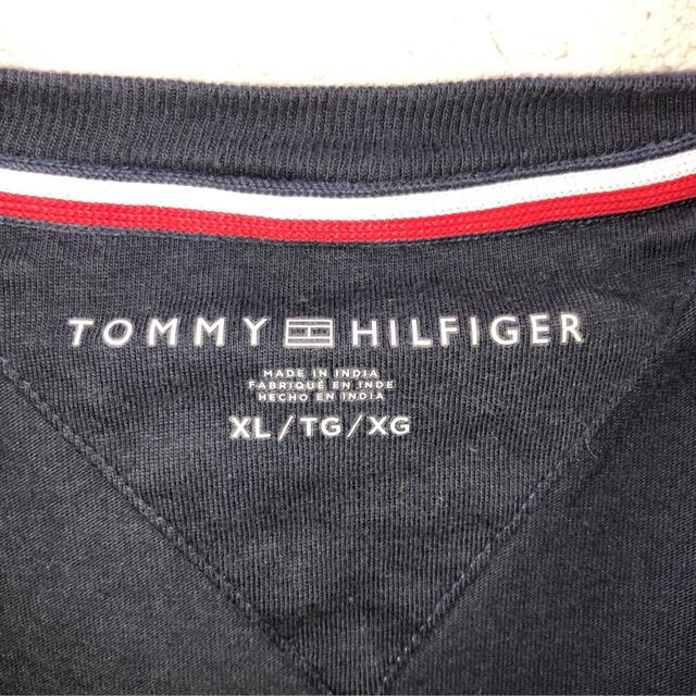 TOMMY HILFIGER(トミーヒルフィガー)の希少 90s トミーヒルフィガー Tシャツ 刺繍ロゴ 美品 メンズのトップス(Tシャツ/カットソー(半袖/袖なし))の商品写真