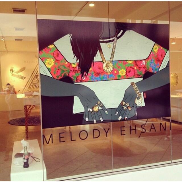 ROSE BUD(ローズバッド)のMELODY EHSANI フラワー柄ショート丈Tシャツ ダンサー S レディースのトップス(Tシャツ(半袖/袖なし))の商品写真