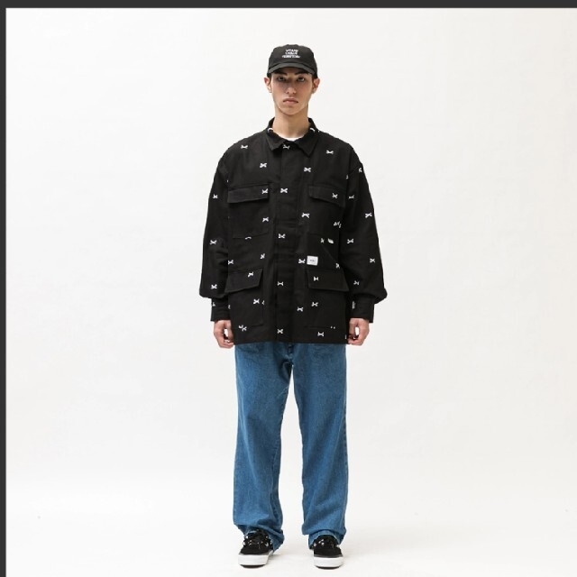 Mサイズ 22SS WTAPS JUNGLE 01 / LS BLACK 新品