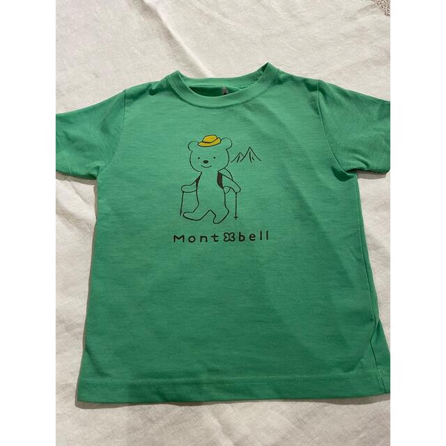 mont bell(モンベル)のmont-bell モンベル  キッズTシャツ 110 キッズ/ベビー/マタニティのキッズ服男の子用(90cm~)(Tシャツ/カットソー)の商品写真